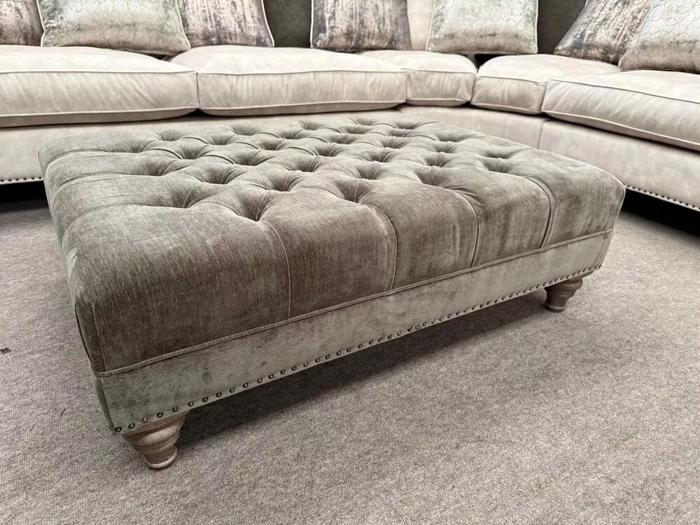 Button Top Footstool